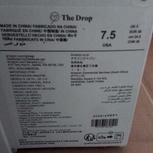 The Drop Black Woven Sandals